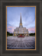 Preston Temple - Courtyard Sunrise by Scott Jarvie