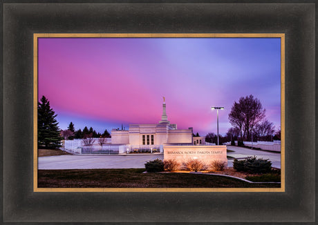 Bismarck Temple - Pink Evening by Scott Jarvie