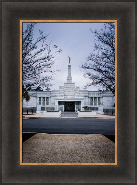 Columbia Temple - Front with Trees by Scott Jarvie