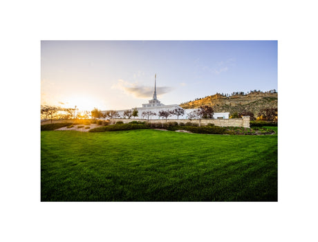 Billings Temple - Sunset