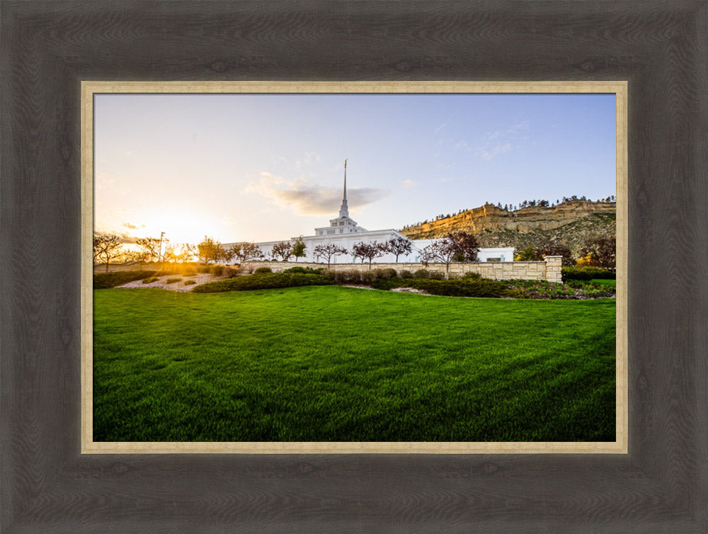 Billings Temple - Sunset