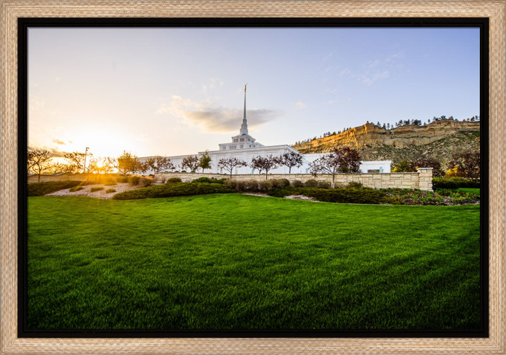 Billings Temple - Sunset