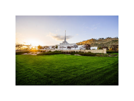 Billings Temple - Sunset