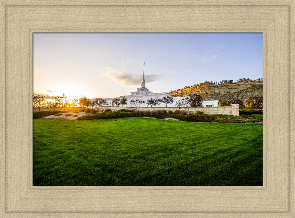 Billings Temple - Sunset