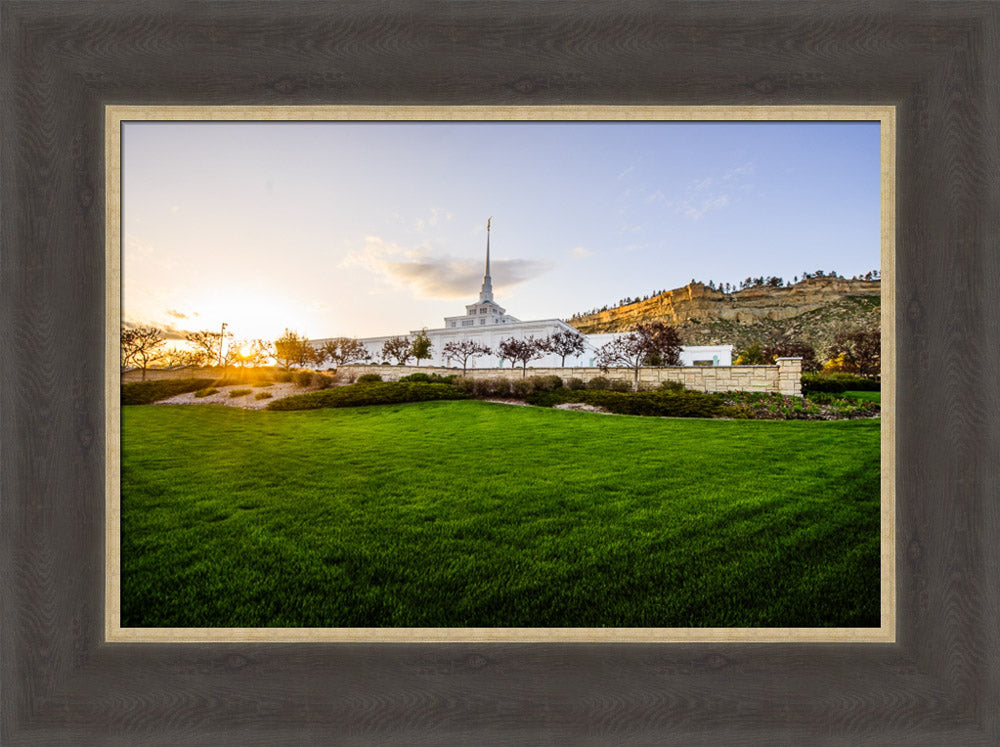 Billings Temple - Sunset