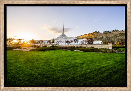 Billings Temple - Sunset