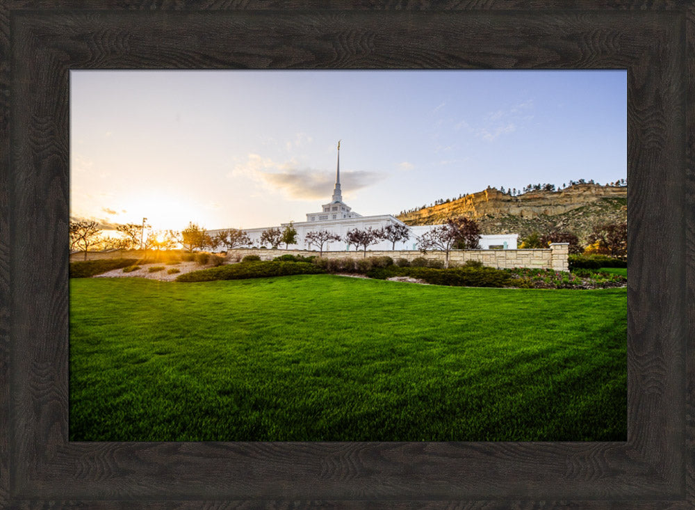 Billings Temple - Sunset