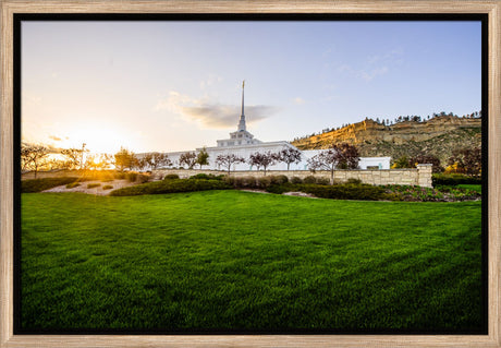 Billings Temple - Sunset