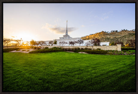 Billings Temple - Sunset