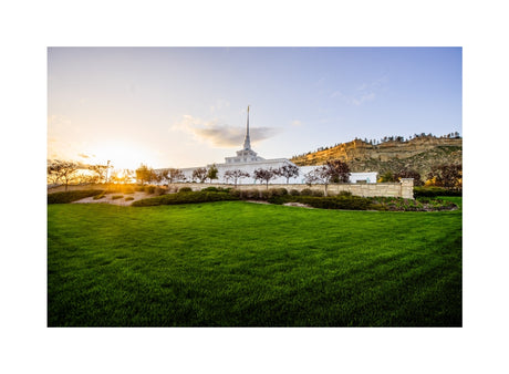 Billings Temple - Sunset