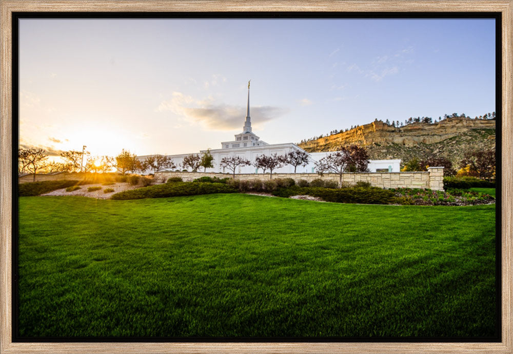 Billings Temple - Sunset