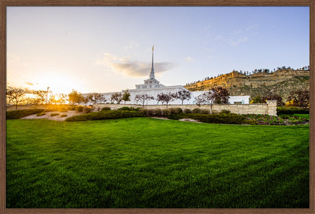 Billings Temple - Sunset