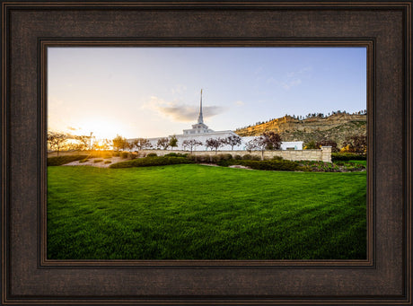 Billings Temple - Sunset