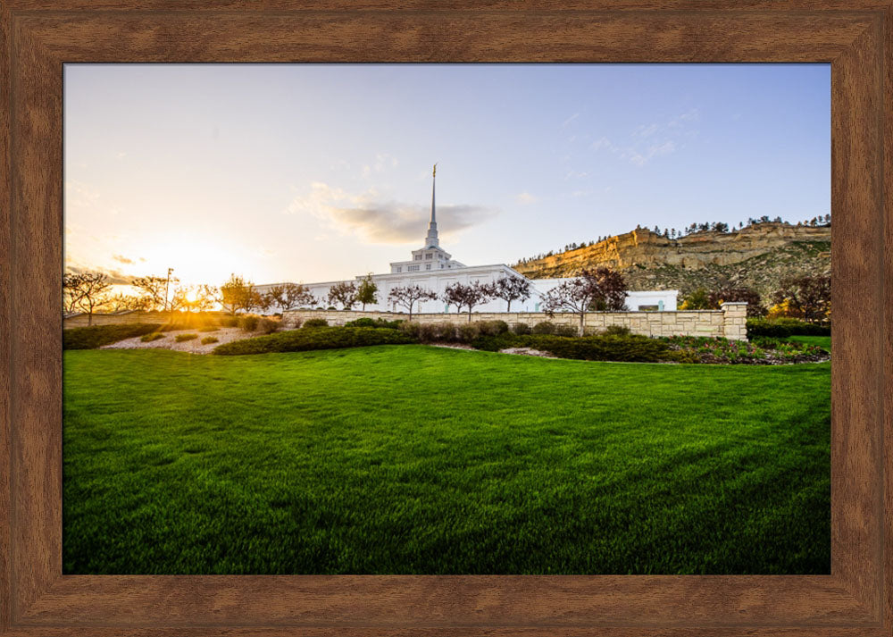 Billings Temple - Sunset