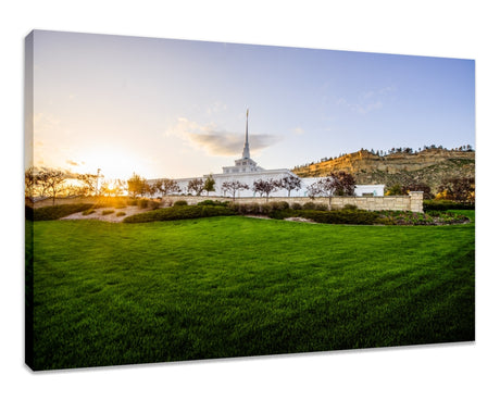 Billings Temple - Sunset