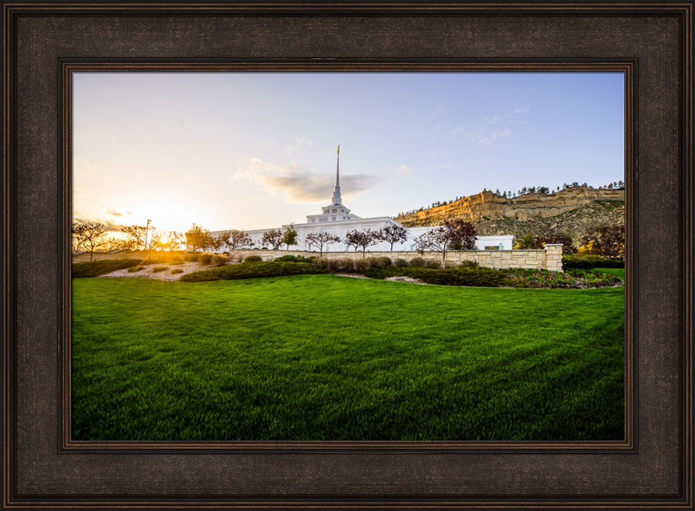 Billings Temple - Sunset