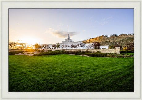 Billings Temple - Sunset