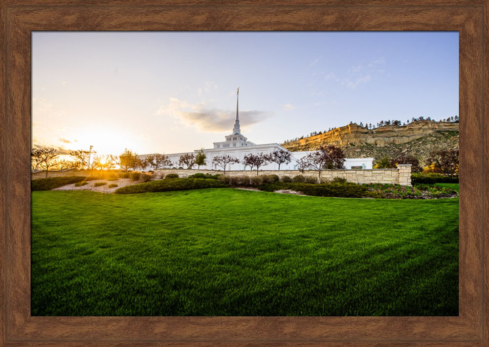 Billings Temple - Sunset