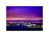 Billings Montana Temple - Purple Twilight