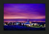 Billings Montana Temple - Purple Twilight