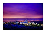 Billings Montana Temple - Purple Twilight