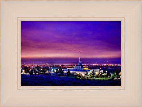 Billings Montana Temple - Purple Twilight