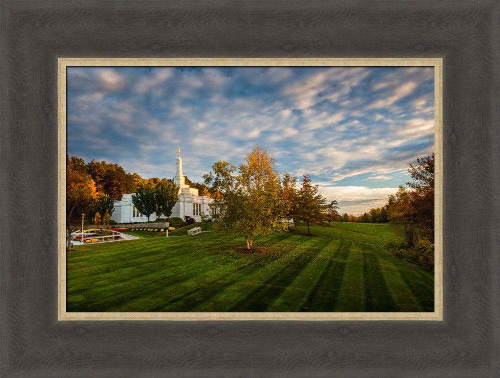 Palmyra Temple - From on High - framed giclee canvas
