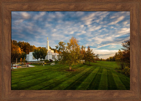 Palmyra Temple - From on High - framed giclee canvas