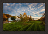 Palmyra Temple - From on High - framed giclee canvas