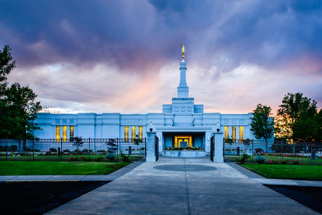 Medford Temple - Sunset