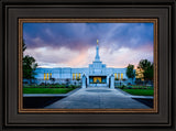 Medford Temple - Sunset - framed giclee canvas