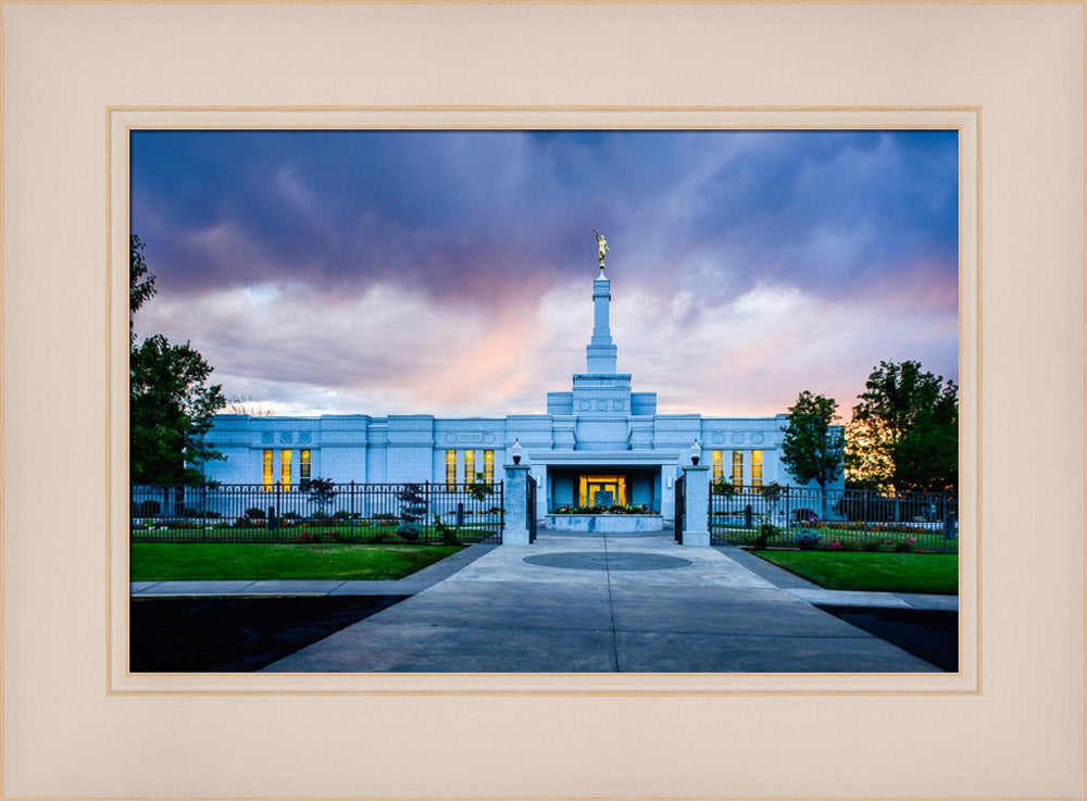 Medford Temple - Sunset