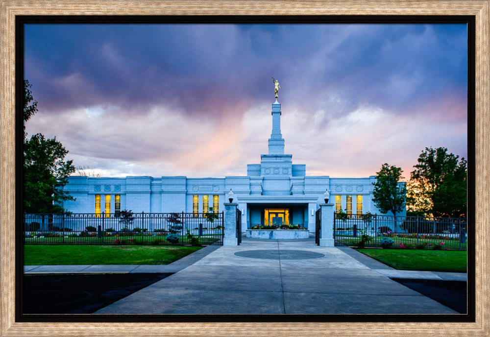 Medford Temple - Sunset