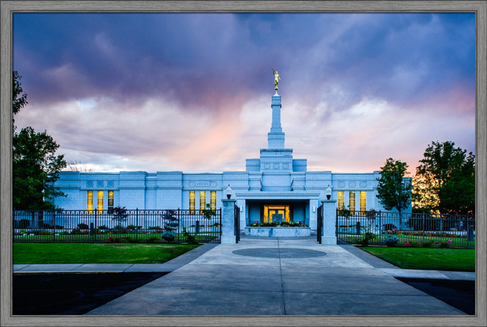 Medford Temple - Sunset