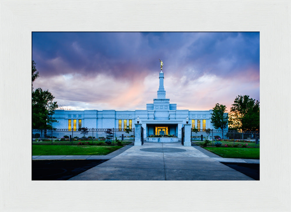 Medford Temple - Sunset