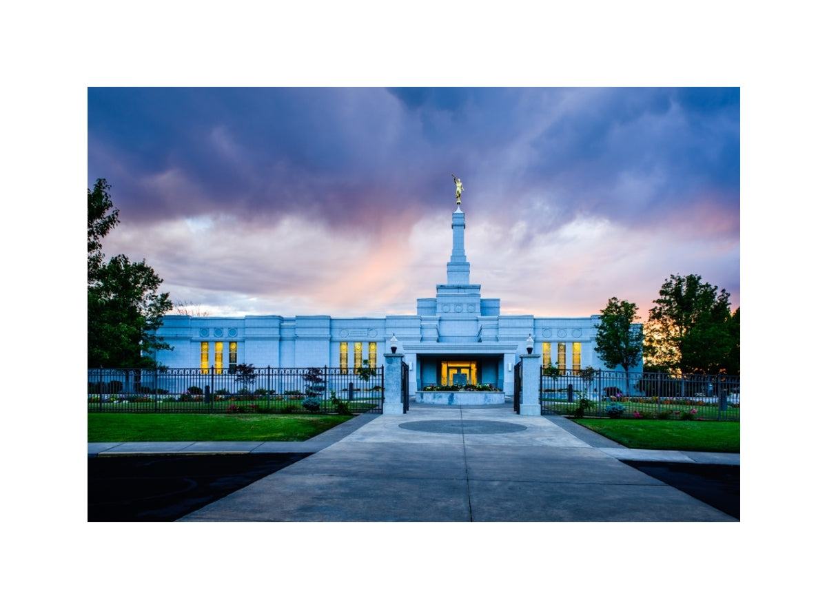 Medford Temple - Sunset