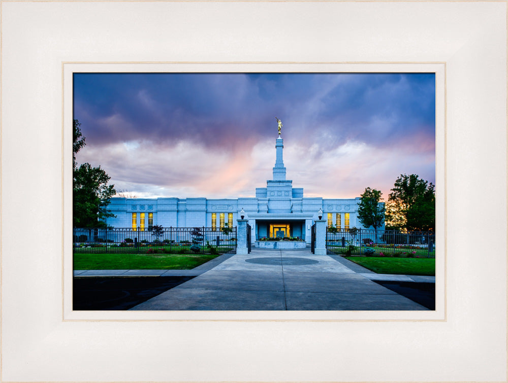 Medford Temple - Sunset