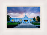 Medford Temple - Sunset - framed giclee canvas