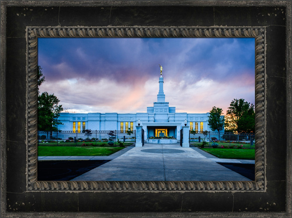 Medford Temple - Sunset