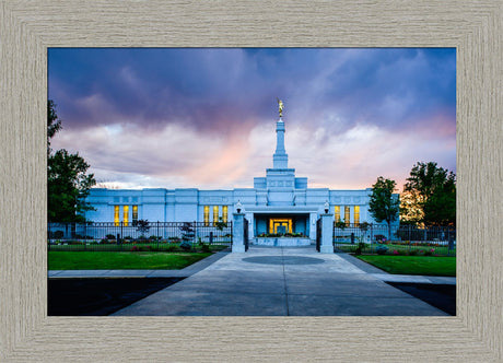 Medford Temple - Sunset