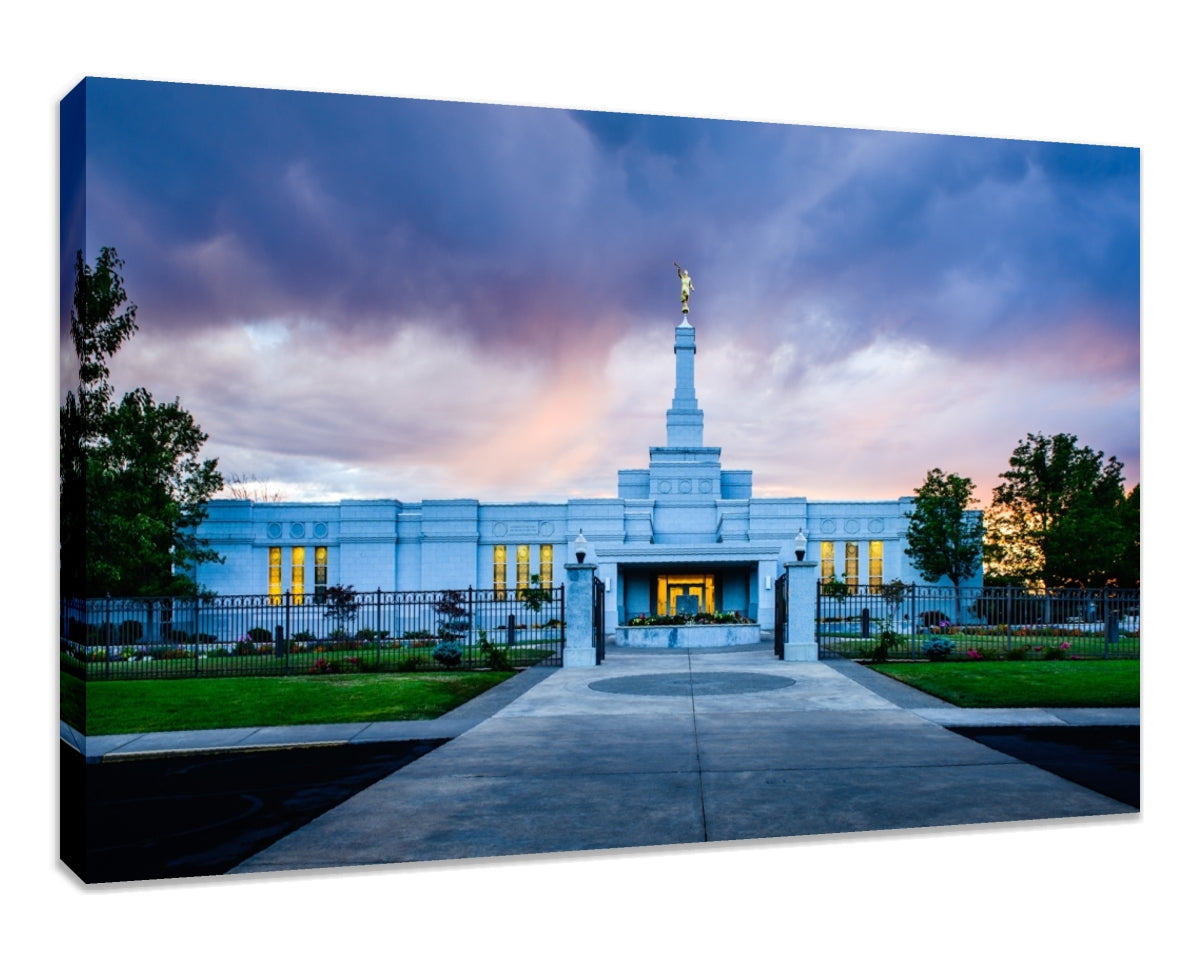 Medford Temple - Sunset