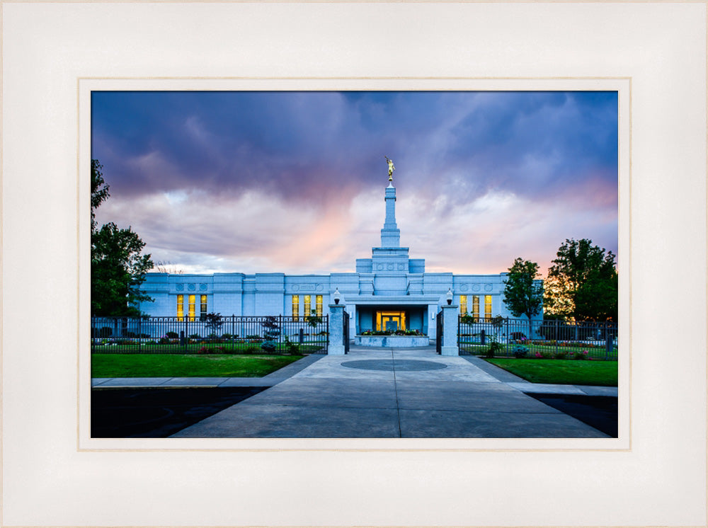 Medford Temple - Sunset