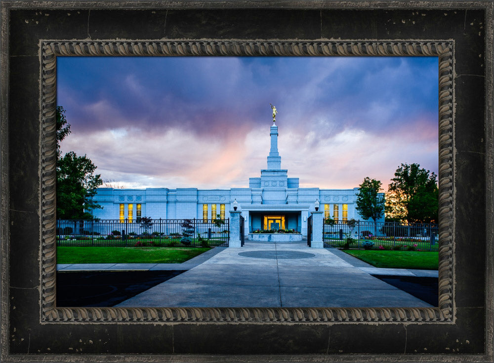 Medford Temple - Sunset