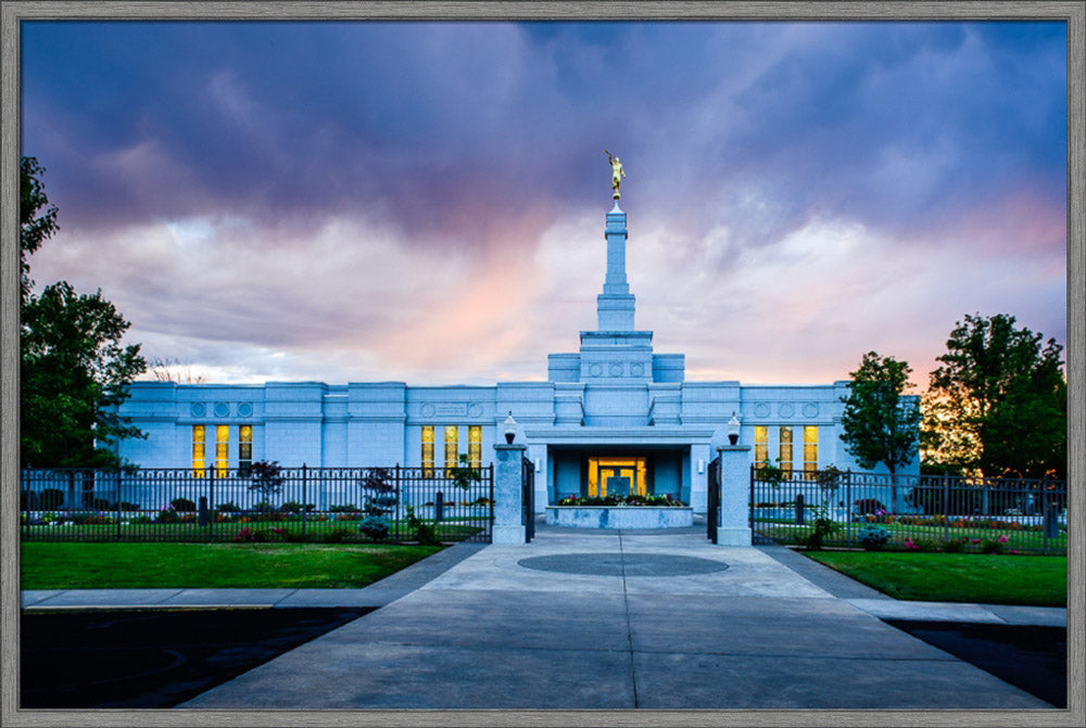 Medford Temple - Sunset