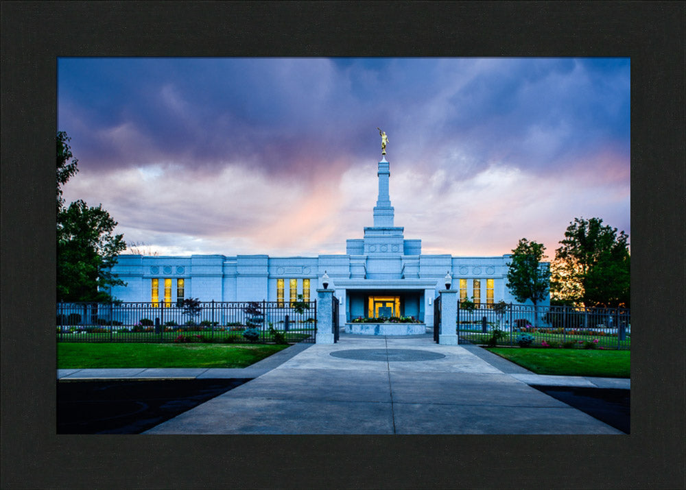 Medford Temple - Sunset