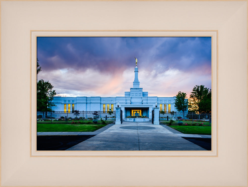 Medford Temple - Sunset