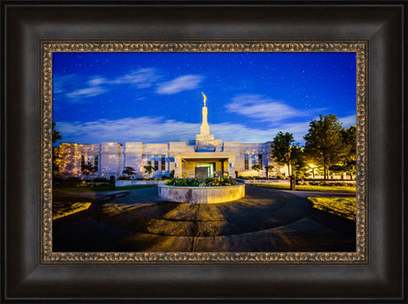 Medford Oregon - Heaven and Earth - framed giclee canvas