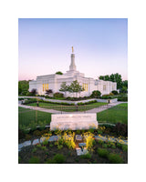 Medford Oregon Temple - Garden Sign