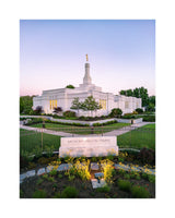 Medford Oregon Temple - Garden Sign