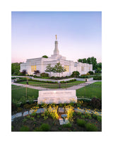 Medford Oregon Temple - Garden Sign